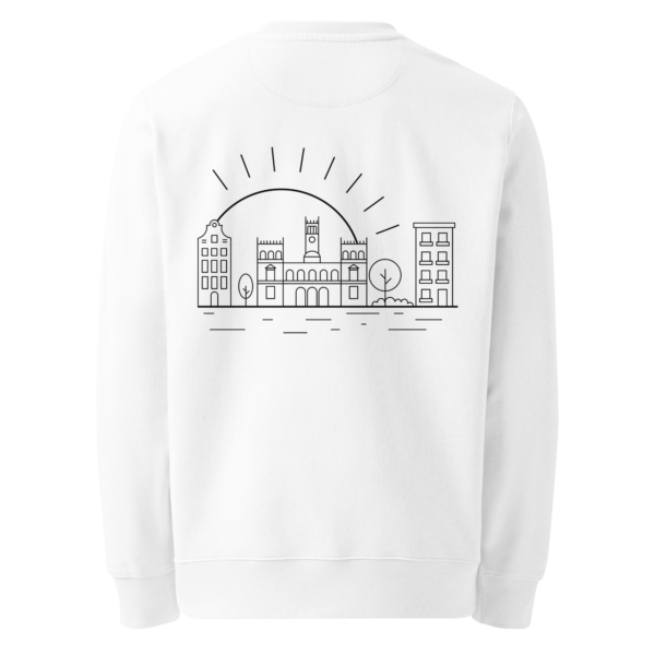 Sudadera sin capucha ECO - Valladolid (Unisex) - Imagen 3